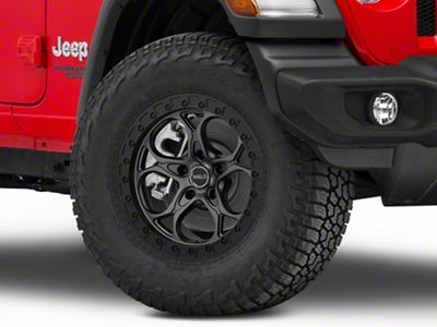 Weld Off-Road Ledge Satin Gunmetal Wheel; 17x9 (18-23 Jeep Wrangler JL)