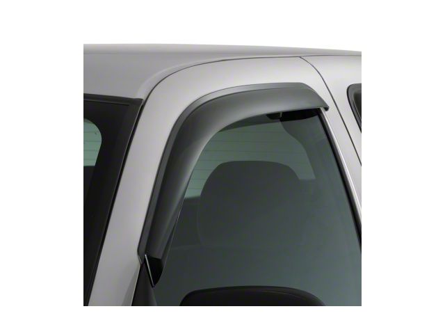 Ventvisor Window Deflectors; Front; Dark Smoke (07-18 Jeep Wrangler JK)