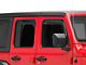In-Channel Ventvisor Window Deflectors; Front and Rear; Dark Smoke (18-24 Jeep Wrangler JL 4-Door)