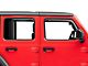 In-Channel Ventvisor Window Deflectors; Front and Rear; Dark Smoke (18-24 Jeep Wrangler JL 4-Door)