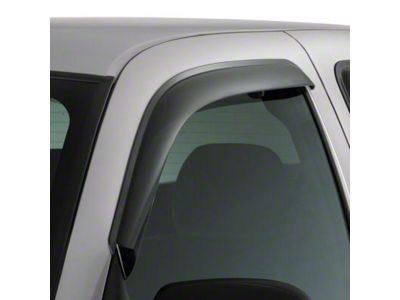 Ventvisor Window Deflectors; Front; Dark Smoke (18-23 Jeep Wrangler JL)