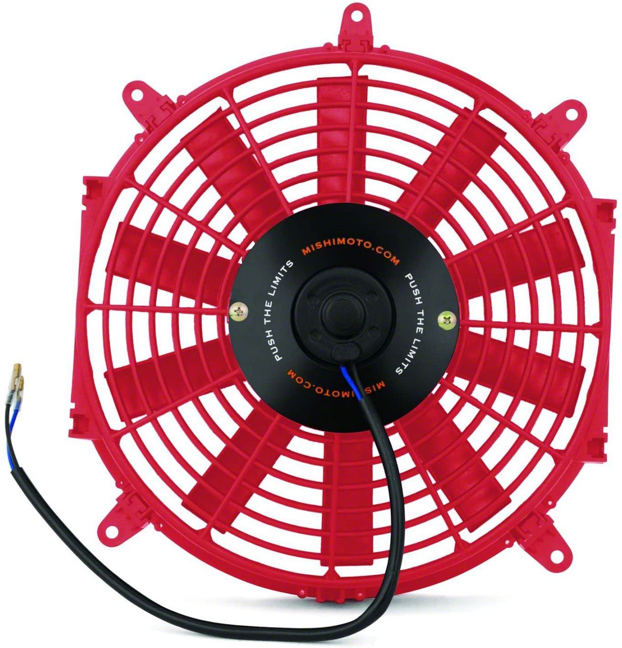 Mishimoto Jeep Wrangler Slim Electric Fan; 12Inch; Red MMFAN12RD (Universal; Some Adaptation
