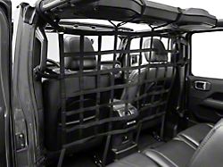 RedRock 4x4 Cargo Net/Pet Divider; Front Seat (07-22 Jeep Wrangler JK & JL)