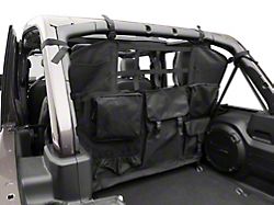 RedRock Cargo Net/Pet Divider; Rear Seat (07-24 Jeep Wrangler JK & JL 4-Door)