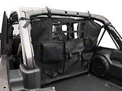 RedRock Cargo Net/Pet Divider; Rear Seat (07-26 Jeep Wrangler JK & JL 4-Door)