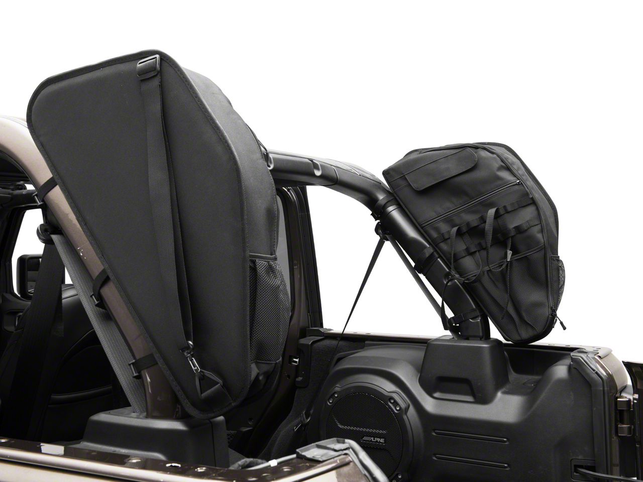 RedRock Sports Bar Side Storage Bags (18-23 Jeep Wrangler JL 4-Door)