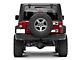 RedRock Tailgate Hinge Covers; Chrome (07-18 Jeep Wrangler JK)