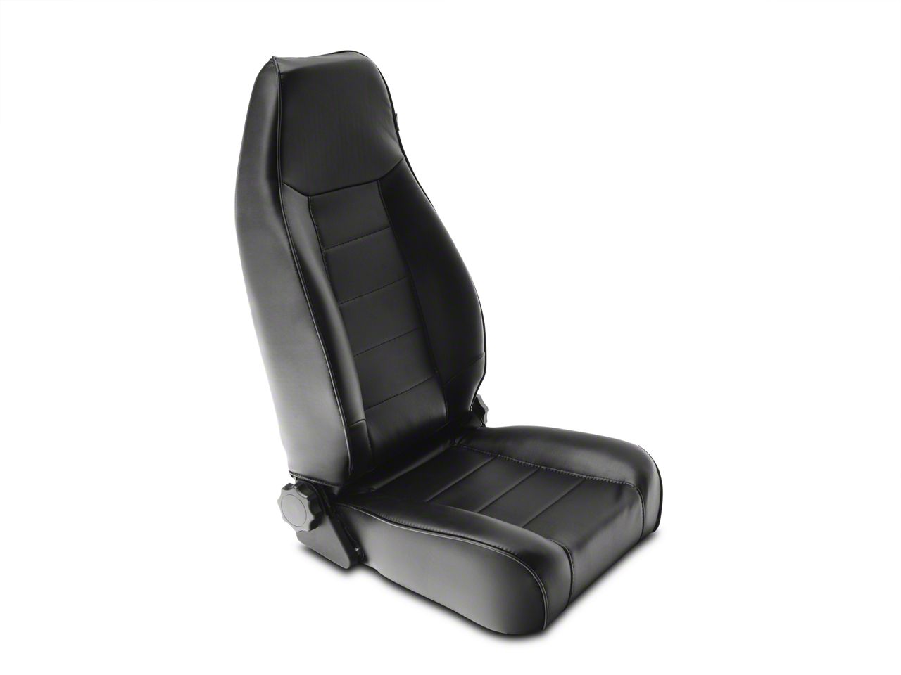 Seat Riser Left Black Powder coated Jeep CJ + Wrangler YJ year 76