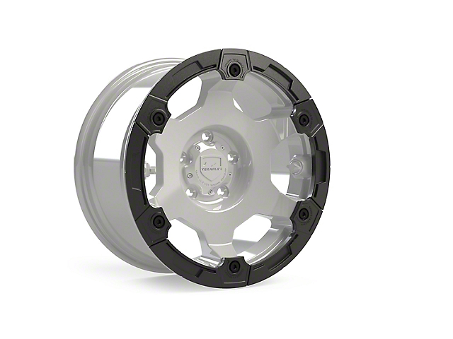 Teraflex Nomad Off-Road Wheel Split Rash Ring with Hardware; Black (20-22 Jeep Gladiator JT)