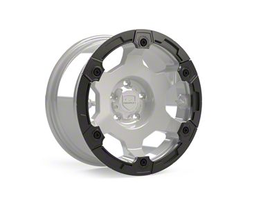Teraflex Nomad Off-Road Wheel Split Rash Ring with Hardware; Black (07-23 Jeep Wrangler JK & JL)
