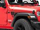 SEC10 Side Accent Flag Decal; Matte Black and White (18-24 Jeep Wrangler JL)