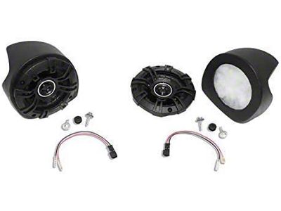 Select Increments Pillar-Pods with Kicker 4-Inch Speakers (07-14 Jeep Wrangler JK w/o Alpine or Infinity Sound System)