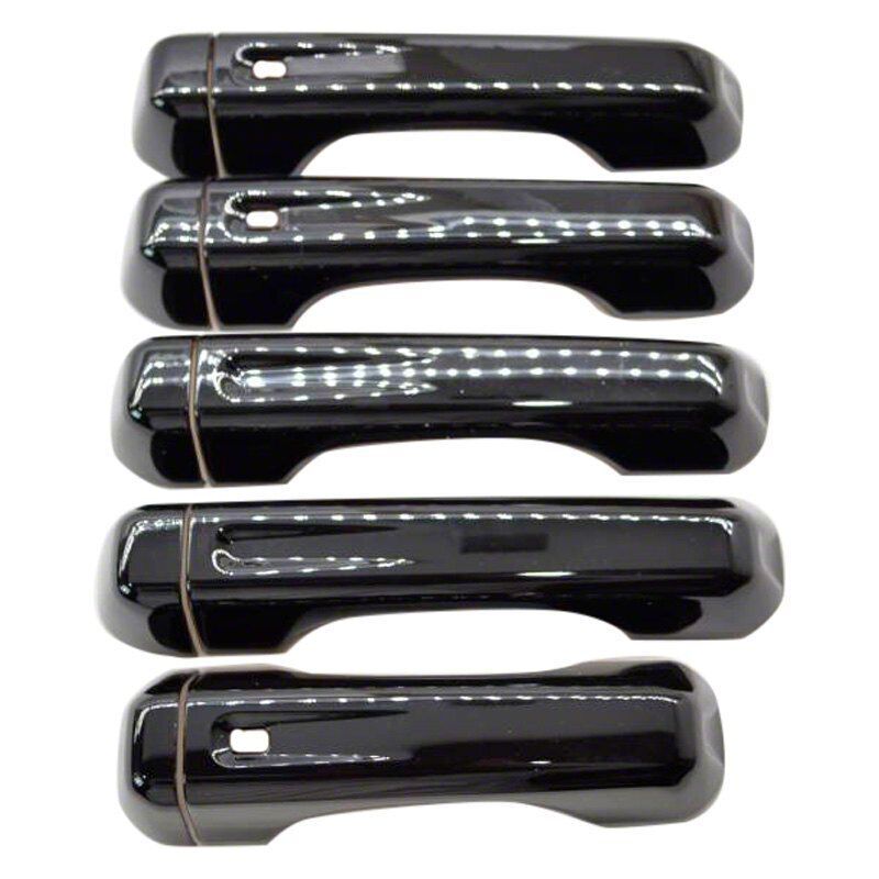 Jeep Wrangler Door Handle Covers; Black (1824 Jeep Wrangler JL) Free