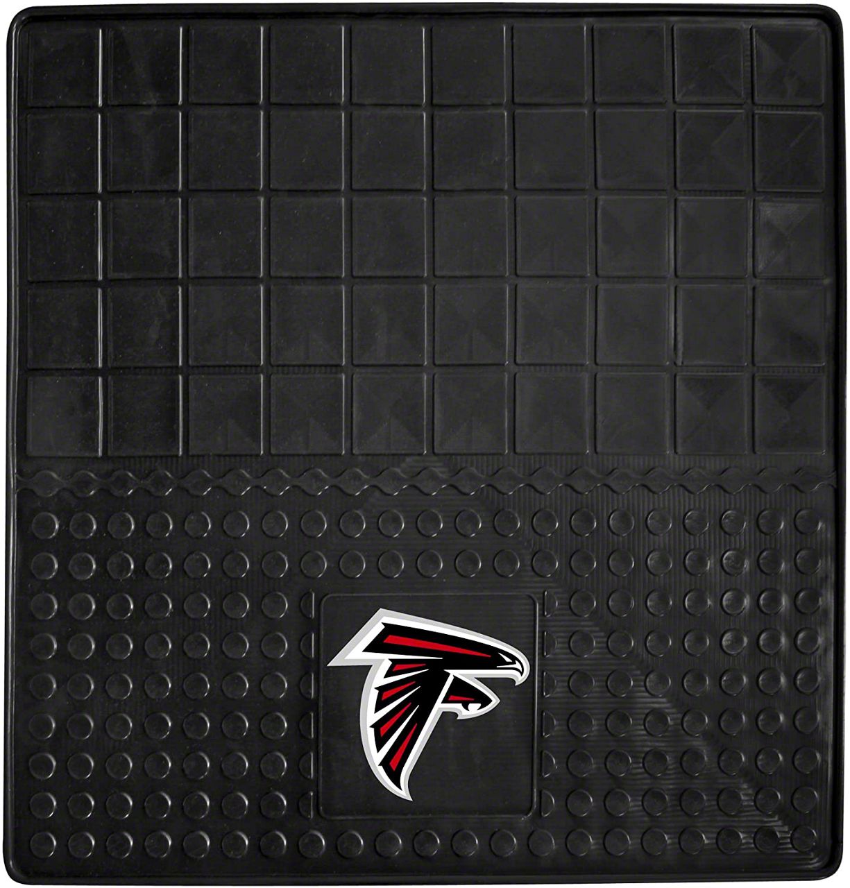 Molded Trunk Mat with Atlanta Falcons Logo (Universal; Some Adaptation May Be Required)