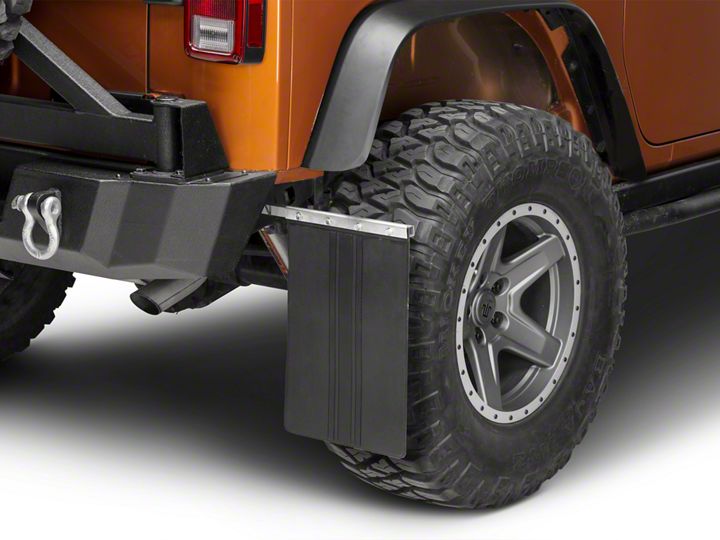 How to Install Teraflex Removable Mud Flaps on your 8718 Jeep Wrangler