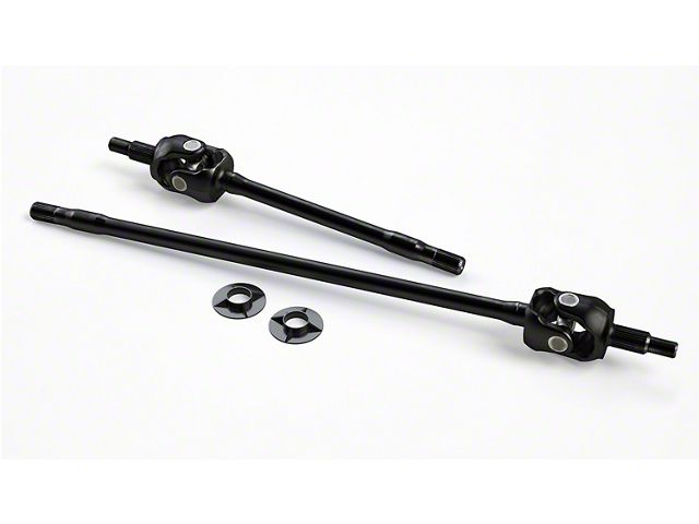 Teraflex Tera30 Front Axle Shaft Kit with Outer Stub and Rubicon U-Joint; 30-Spline (07-18 Jeep Wrangler JK, Excluding Rubicon)
