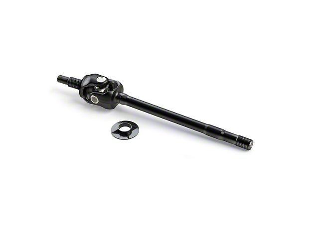 Teraflex Tera30 Front Axle Shaft with Outer Stub and Rubicon U-Joint; Driver Side; 27-Spline (07-18 Jeep Wrangler JK, Excluding Rubicon)