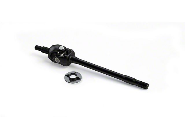 Teraflex Tera44 Front Axle Shaft with Outer Stub and Rubicon U-Joint; Driver Side; 30-Spline (07-18 Jeep Wrangler JK)