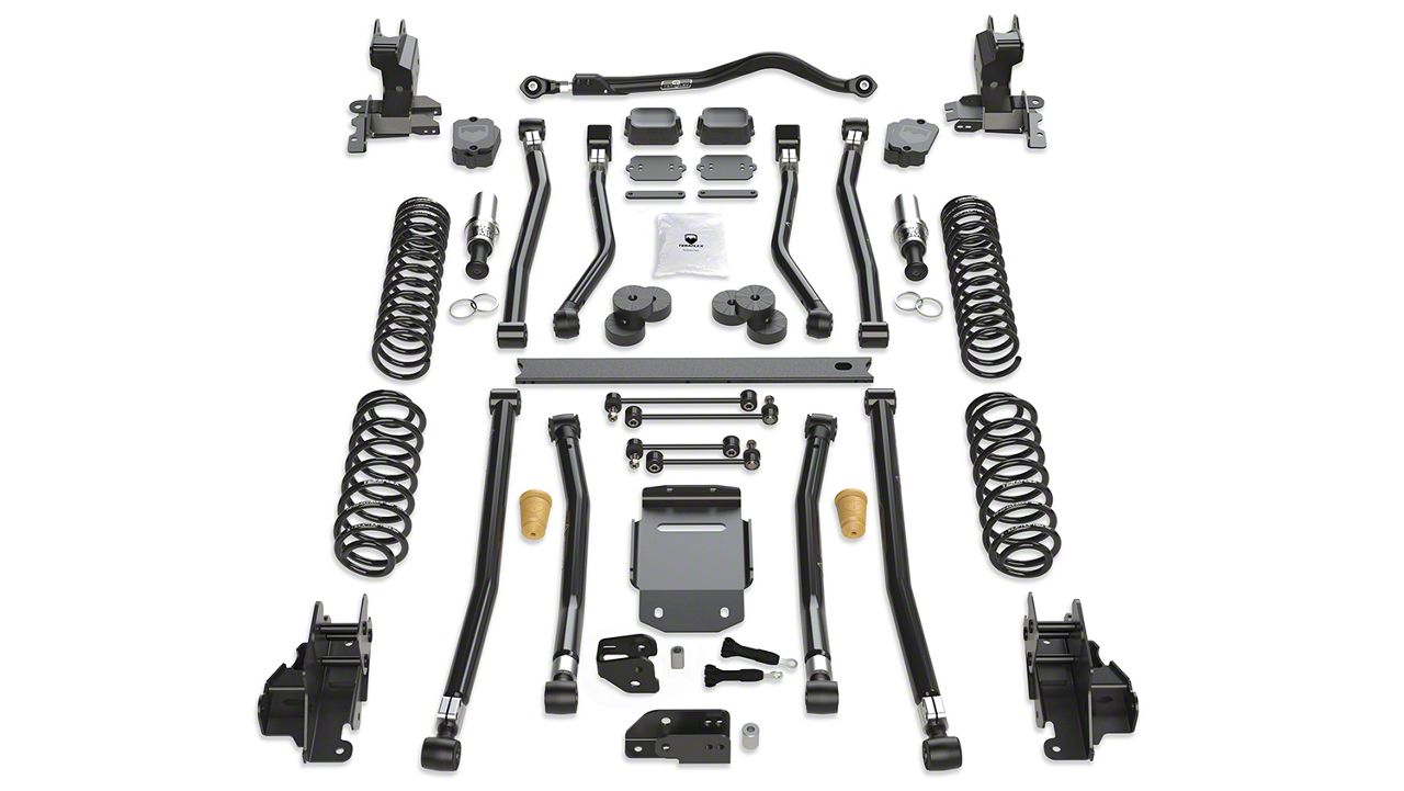 Teraflex 4.50-Inch Alpine RT4 Long Arm Suspension Lift Kit (18-23 2.0L or 3.6L Jeep Wrangler JL 4-Door)