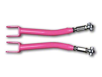 Steinjager Double Adjustable Front Upper Control Arms for 0 to 5-Inch Lift; Hot Pink (18-24 Jeep Wrangler JL)