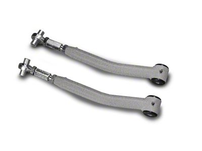 Steinjager Double Adjustable Rear Upper Control Arms for 0 to 5-Inch Lift; Gray Hammertone (18-24 Jeep Wrangler JL)