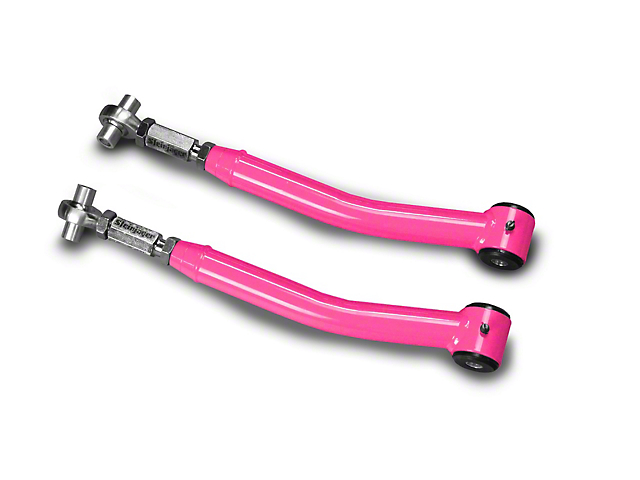 Steinjager Double Adjustable Rear Upper Control Arms for 0 to 5-Inch Lift; Hot Pink (18-23 Jeep Wrangler JL)