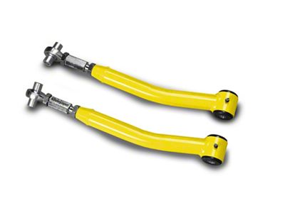 Steinjager Double Adjustable Rear Upper Control Arms for 0 to 5-Inch Lift; Lemon Peel (18-24 Jeep Wrangler JL)