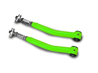 Steinjager Double Adjustable Rear Upper Control Arms for 0 to 5-Inch Lift; Neon Green (18-24 Jeep Wrangler JL)