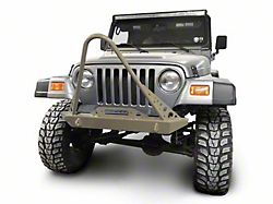 Steinjager Front Bumper with Stinger; Military Beige (97-06 Jeep Wrangler TJ)