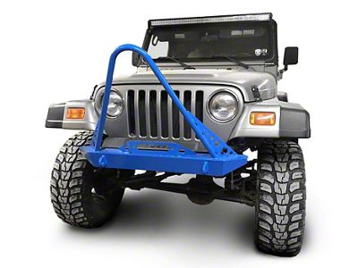 Steinjager Front Bumper with Stinger; Playboy Blue (97-06 Jeep Wrangler TJ)