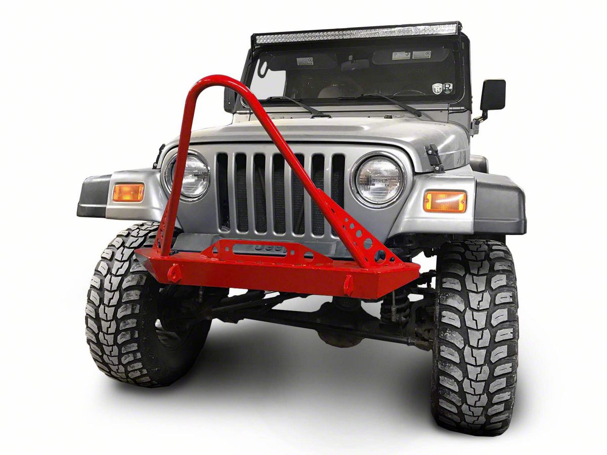 Steinjager Jeep Wrangler Front Bumper with Stinger; Red Baron J0049287 (97-06  Jeep Wrangler TJ)