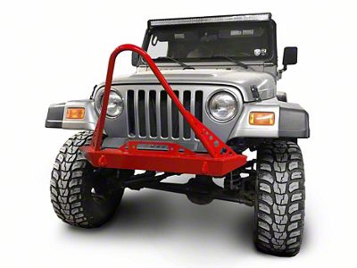 Steinjager Front Bumper with Stinger; Red Baron (97-06 Jeep Wrangler TJ)