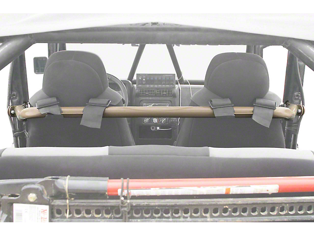 Steinjager Front Seat Harness Bar; Military Beige (97-06 Jeep Wrangler TJ)