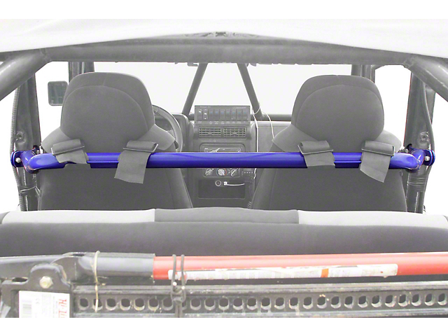 Steinjager Front Seat Harness Bar; Southwest Blue (97-06 Jeep Wrangler TJ)
