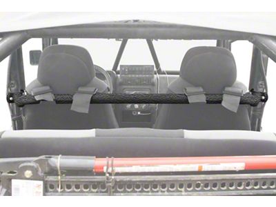 Steinjager Front Seat Harness Bar; Texturized Black (97-06 Jeep Wrangler TJ)