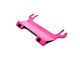 Steinjager License Plate Relocation Bracket for Steinjager Tube Bumper with Roller Fairlead; Hot Pink (07-18 Jeep Wrangler JK)