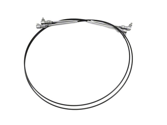 Steinjager Limb Riser Kit Cables; 66.50-Inch (07-18 Jeep Wrangler JK)