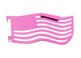 Steinjager Premium American Flag Front Trail Doors; Pinky (97-06 Jeep Wrangler TJ)