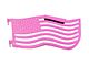 Steinjager Premium American Flag Front Trail Doors; Pinky (97-06 Jeep Wrangler TJ)