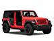 Steinjager Premium American Flag Rear Trail Doors; Bare Metal (18-24 Jeep Wrangler JL 4-Door)