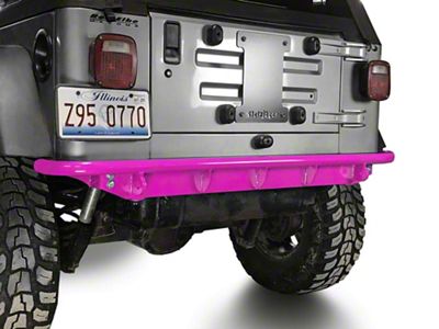 Steinjager Rear Bumper; Hot Pink (97-06 Jeep Wrangler TJ)