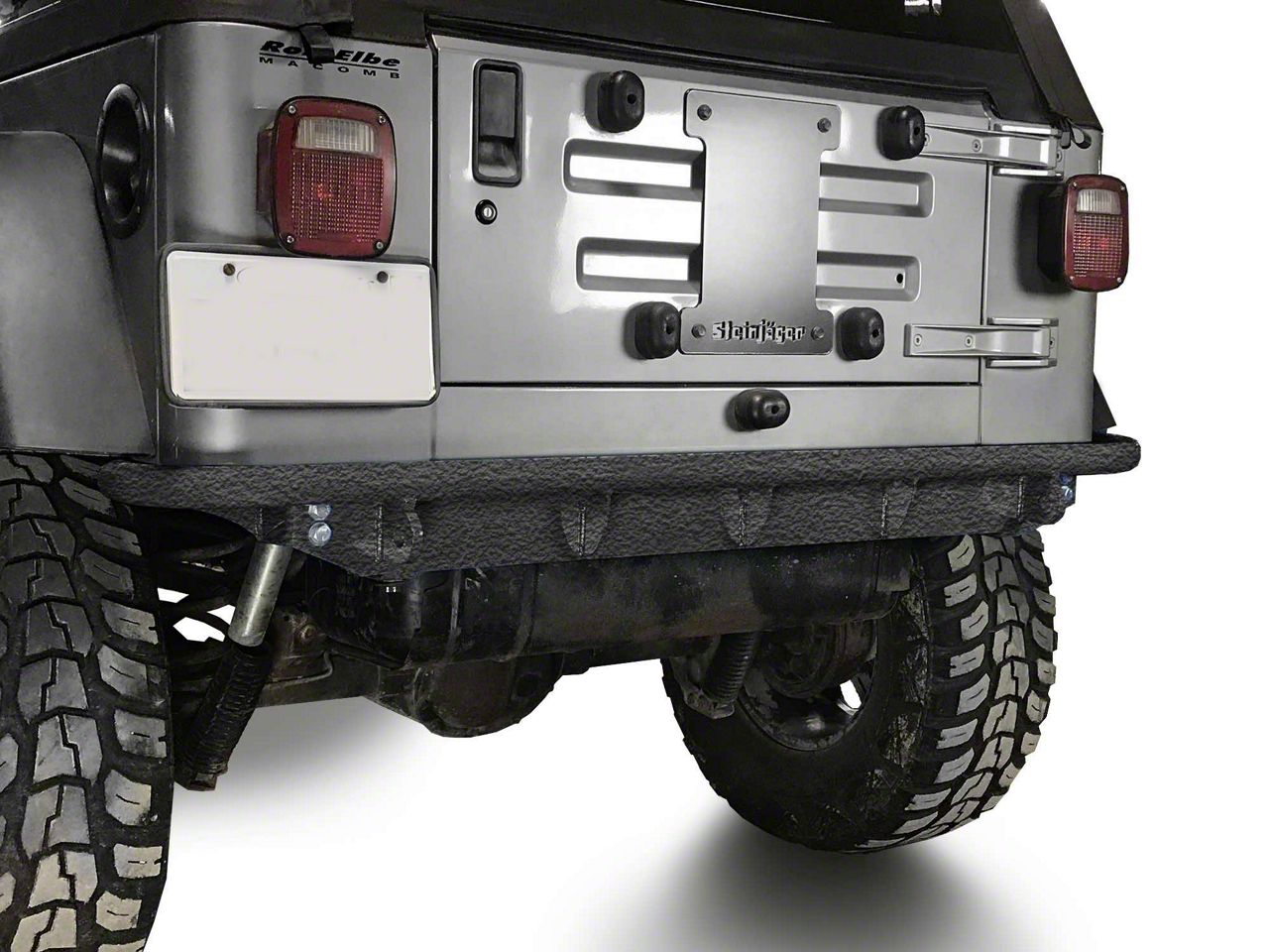 Steinjager Jeep Wrangler Rear Bumper; Texturized Black J0049313 (97-06 ...