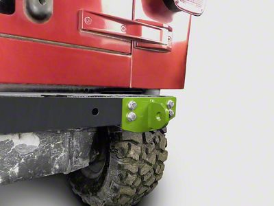 Steinjager Rear D-Ring Mount Bumperette; Gecko Green (97-06 Jeep Wrangler TJ)