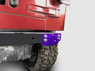 Steinjager Rear D-Ring Mount Bumperette; Sinbad Purple (97-06 Jeep Wrangler TJ)