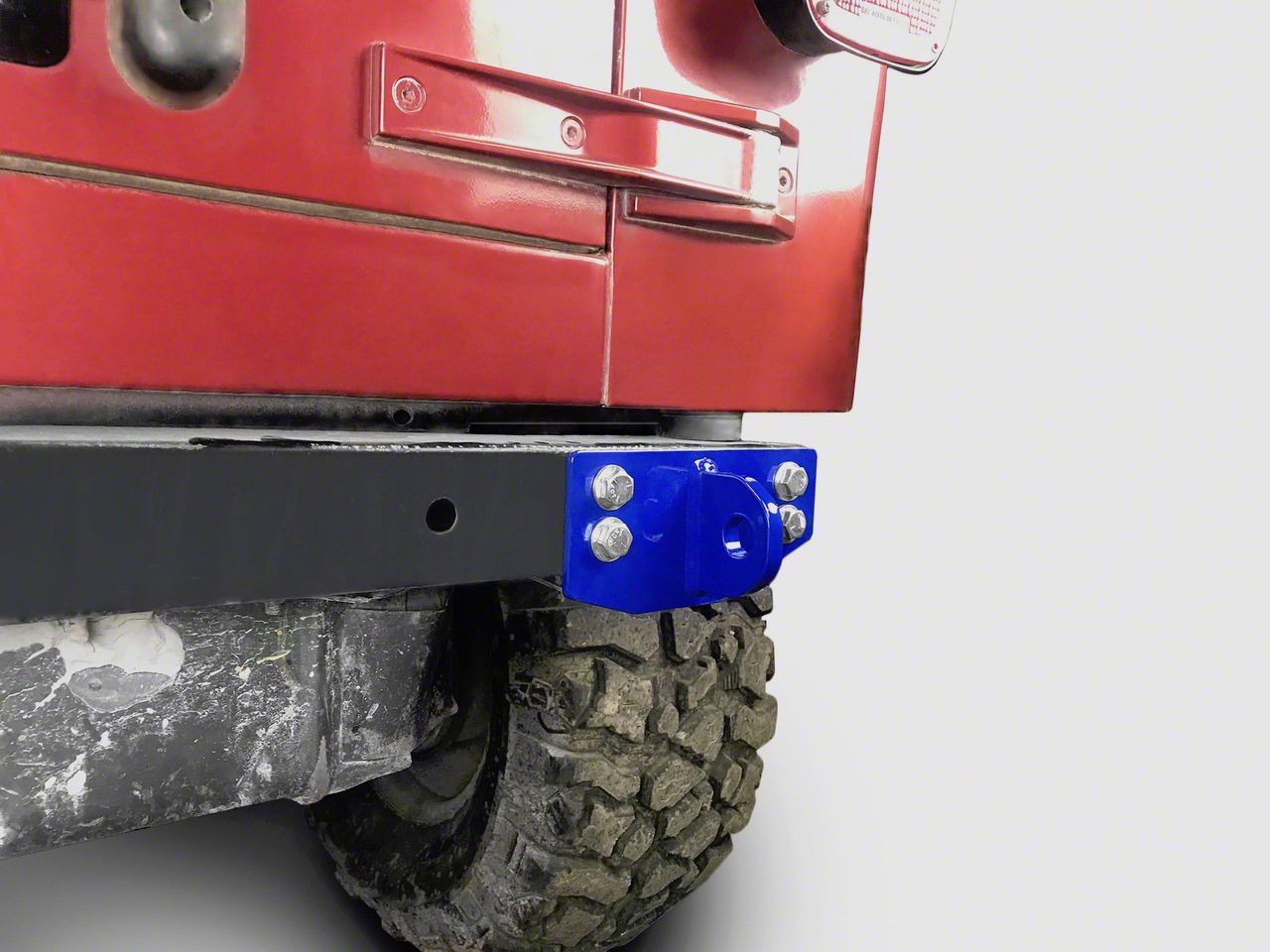 Steinjager Rear D-Ring Mount Bumperette; Southwest Blue (97-06 Jeep Wrangler TJ)