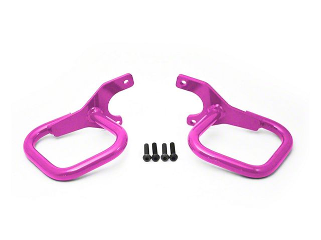 Steinjager Rigid Wire Form Front Grab Handles; Hot Pink (97-06 Jeep Wrangler TJ)