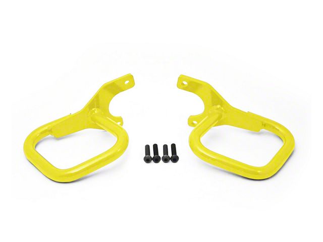 Steinjager Rigid Wire Form Front Grab Handles; Neon Yellow (97-06 Jeep Wrangler TJ)
