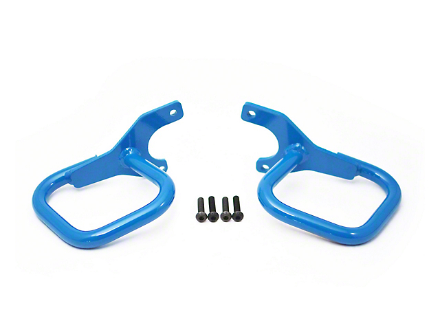 Steinjager Rigid Wire Form Front Grab Handles; Playboy Blue (97-06 Jeep Wrangler TJ)