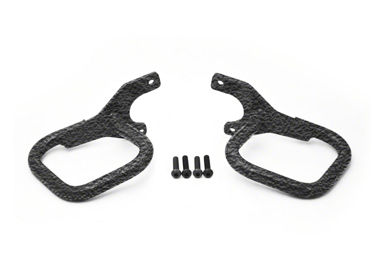 Steinjager Rigid Wire Form Front Grab Handles; Texturized Black (97-06 Jeep Wrangler TJ)