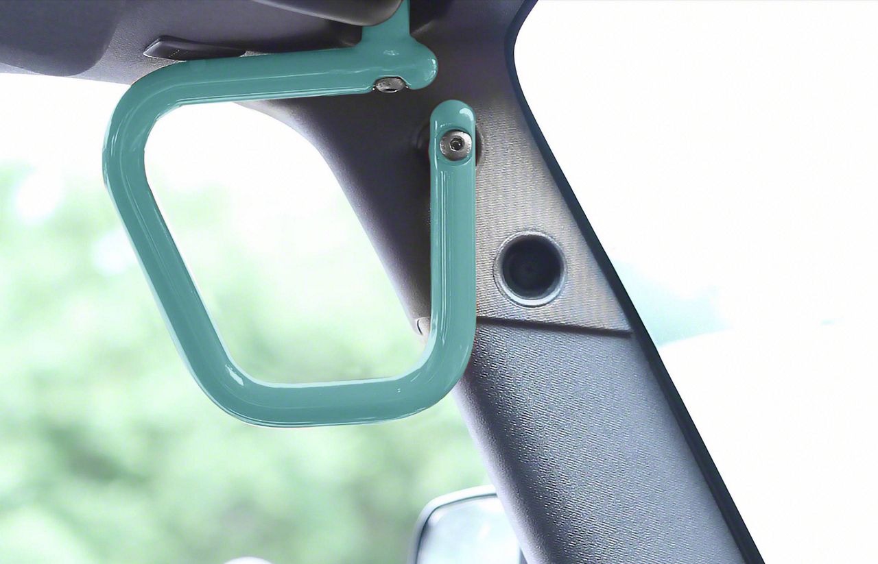 Steinjager Jeep Wrangler Rigid Wire Form Front Grab Handles Tiffany Blue J 07 18 Jeep Wrangler Jk